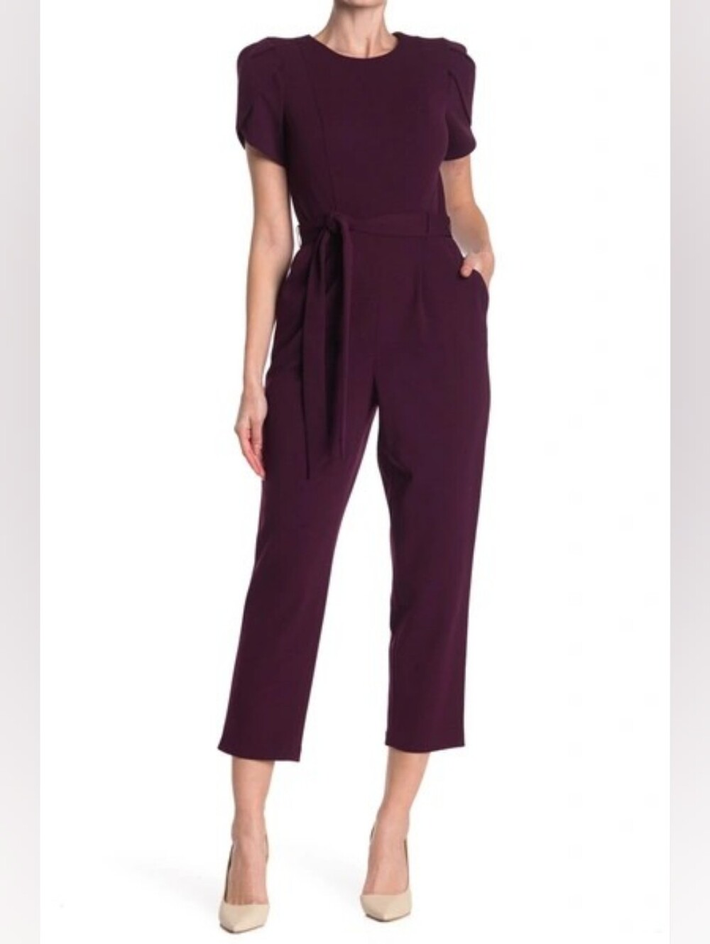 Calvin Klein Women's Wine Maroon Jumpsuit